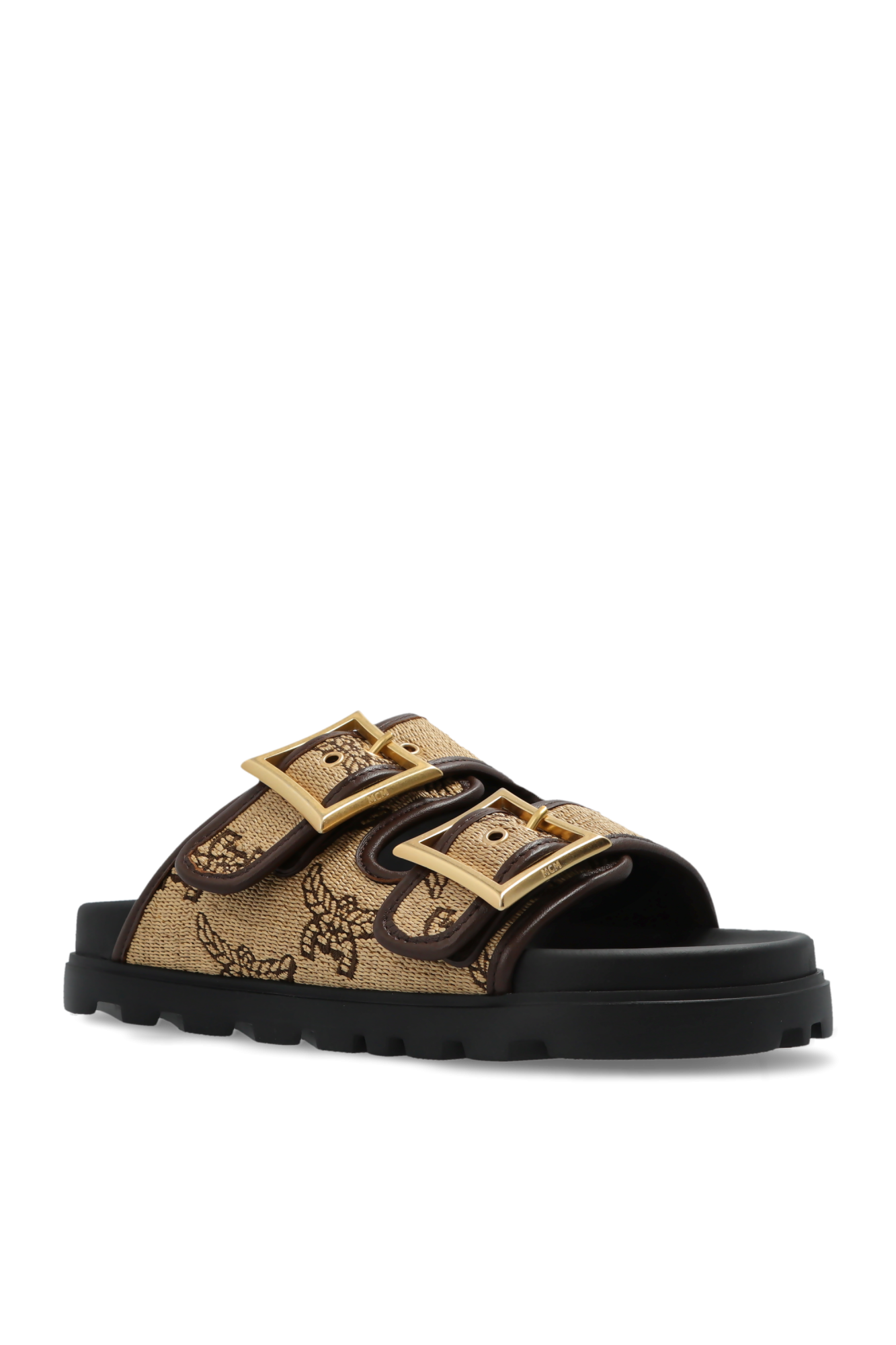 MCM ヴィセタのパターン スライド MCM Slides with Visetos pattern | Women's Shoes | Vitkac